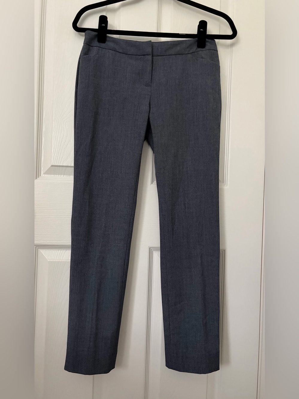 Amanda & Chelsea Gray Straight-Leg Dress Pants